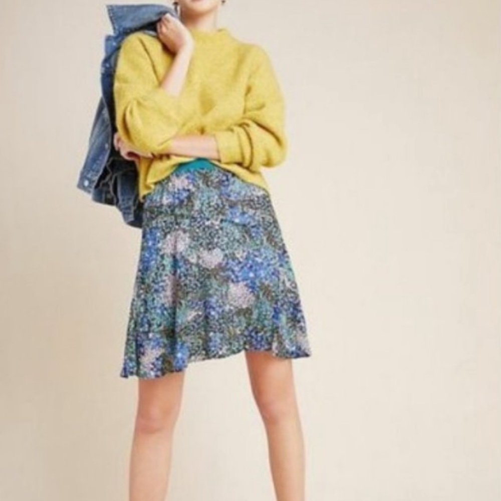 Anthropologie Maeve Kerry Mini Skirt